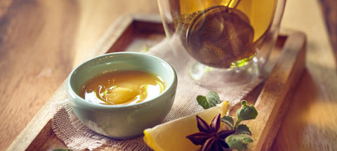 Té de limón amarillo