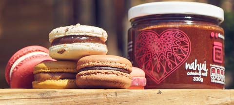 Macarons con Untable de Miel y Cacao Nahui