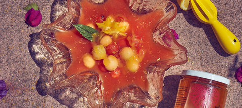 Gaspacho dulce de frutas