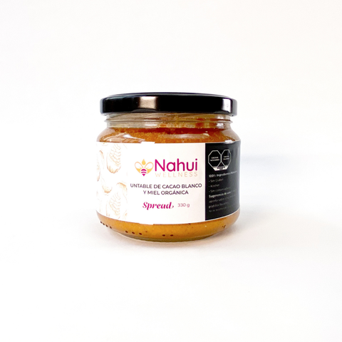 Untable cacao blanco y miel orgánica (Spread)
